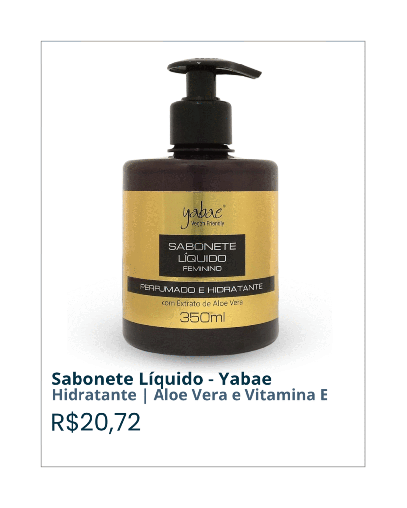 Sabonete Líquido Feminino Perfumado e Hidratante 350ml – Yabae