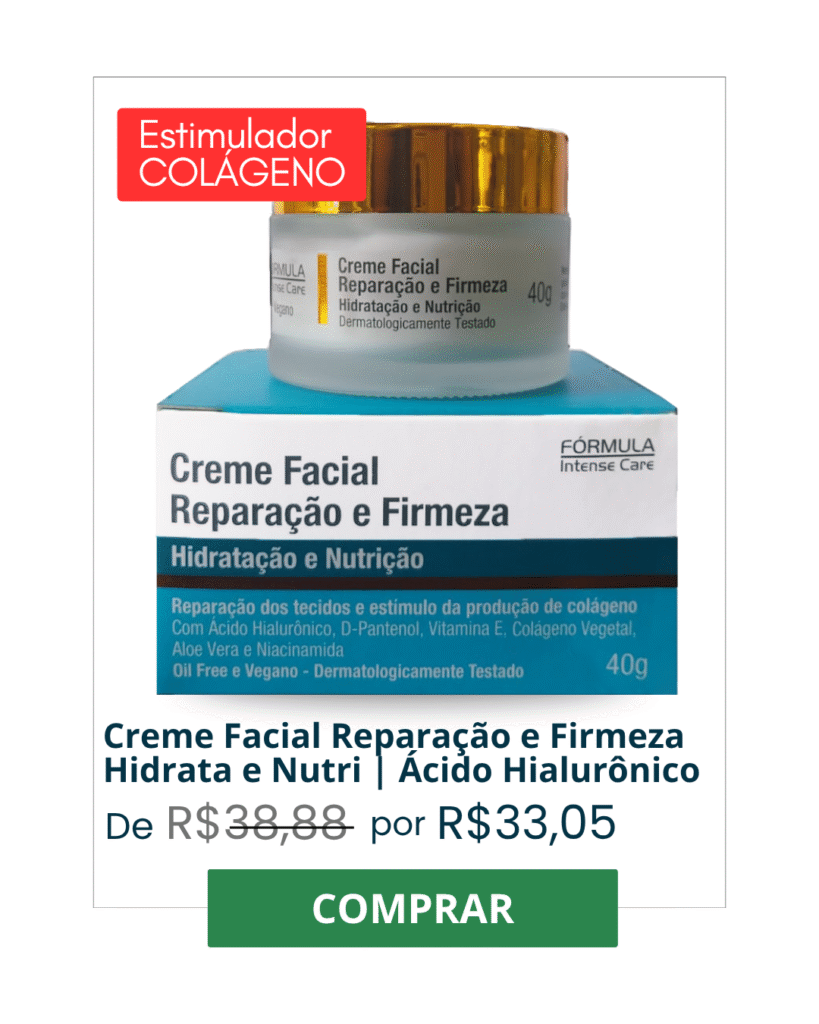 Creme Facial Reparação e Firmeza Fórmula Intense Care 40g