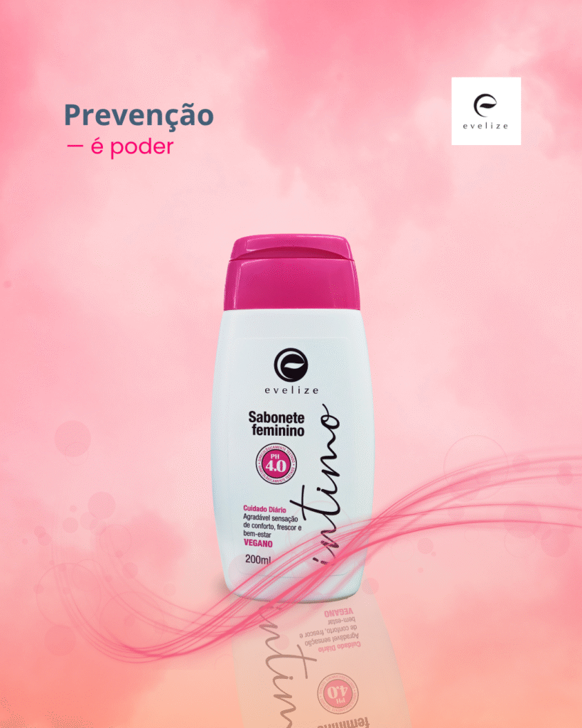 Sabonete Feminino Íntimo Ph4.0 da linha Evelize