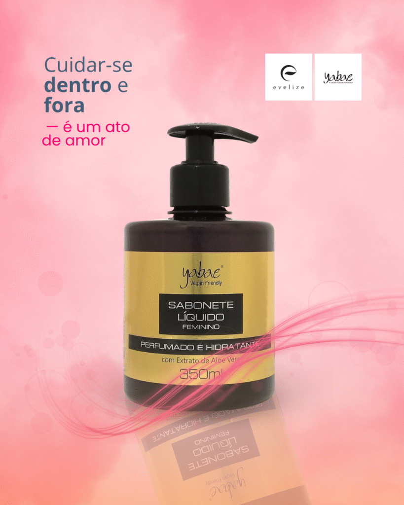Sabonete Líquido Femino da linha Yabae