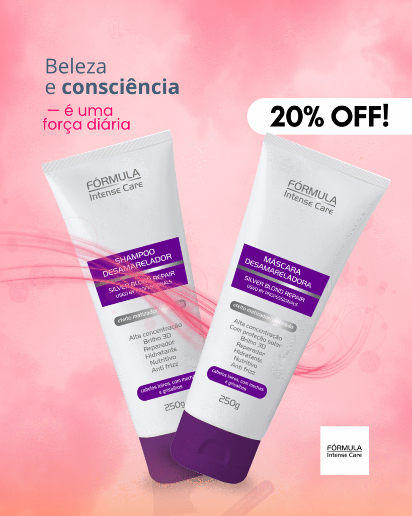 Desamareladora Silver Blond Repair 250g – Fórmula Intense Care