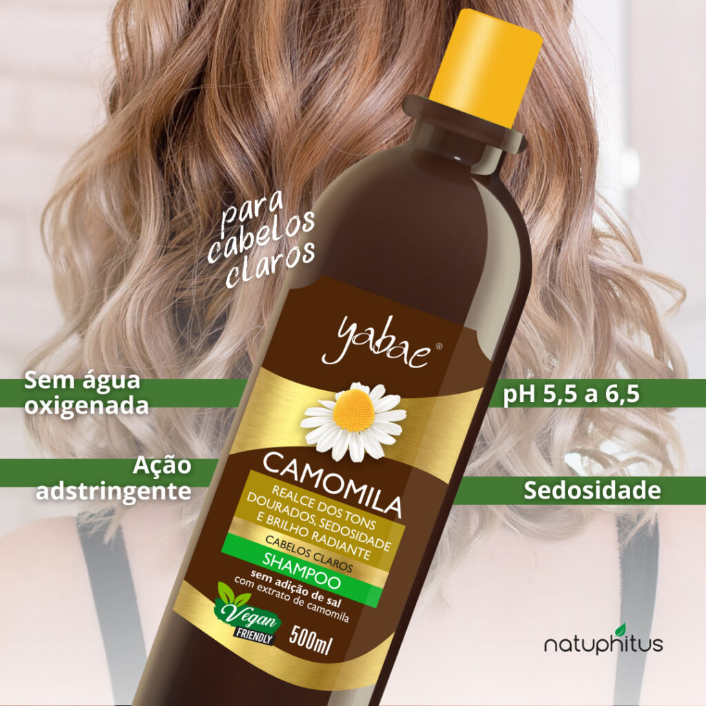 Shampoo Vegano Camomila Yabae 500ml - O Shampoo Vegano Camomila é ideal ...