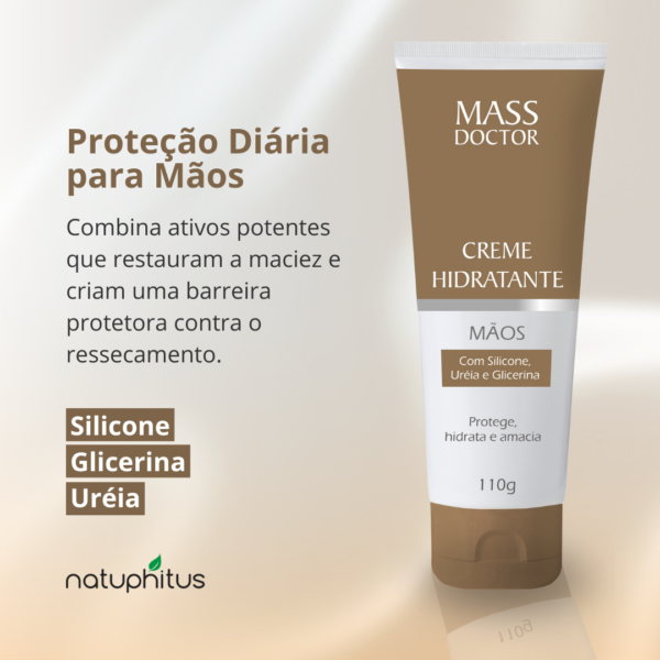 Creme para as Mãos com Silicone, Glicerina e Ureia 110g - Mass Doctor-Imagem 2