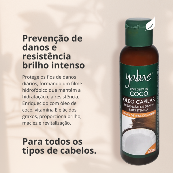 Óleo Capilar com Óleo de Coco 60ml - Yabae-Imagem 3