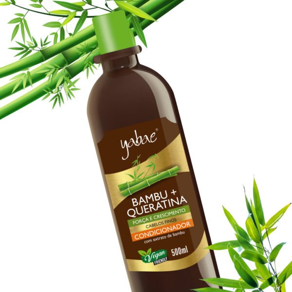 Condicionador Vegano Bambu com Queratina 500ml - Yabae
