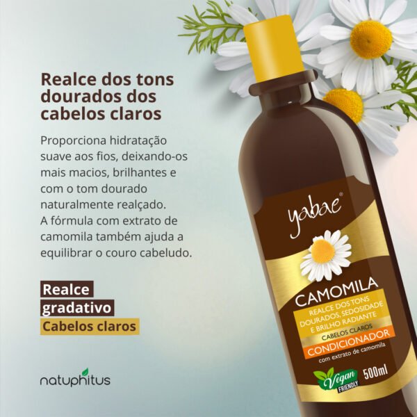 Condicionador Vegano Camomila Yabae 500ml-Imagem 2