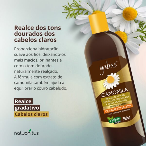 Condicionador Vegano Camomila Yabae 300ml-Imagem 2