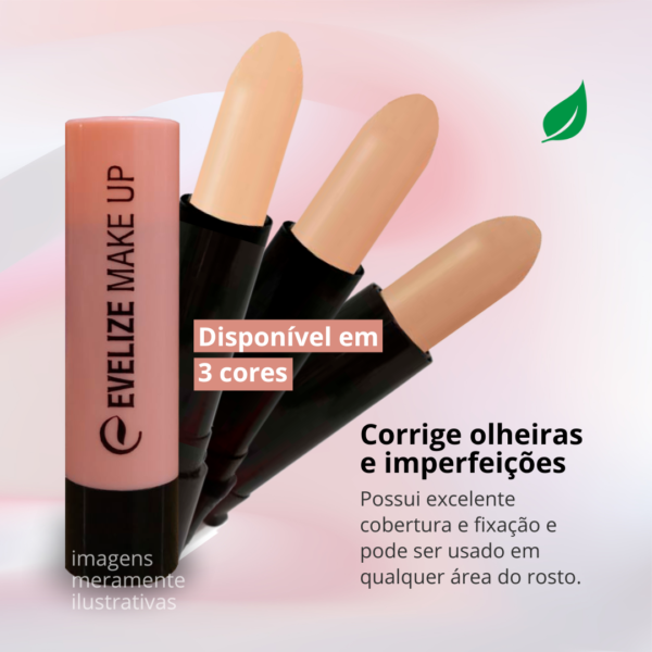 Corretivo Facial Evelize Make Up 4g-Imagem 2