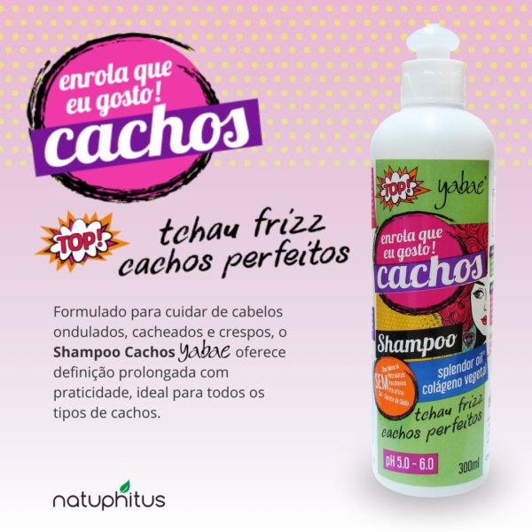 Shampoo Enrola Que Eu Gosto Cachos 300ml - Yabae-Imagem 2