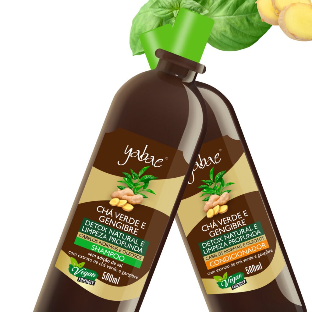 5 cha verde gengibre condicionador yabae natuphitus