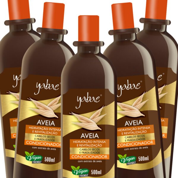 Condicionador Aveia 500ml - 5 unidades - Yabae
