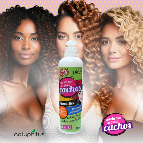 Shampoo Enrola Que Eu Gosto Cachos 300ml - Yabae-Imagem 3