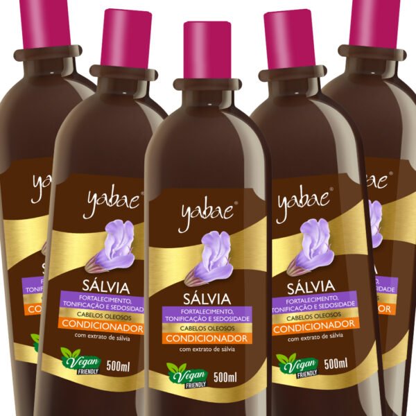 Condicionador Sálvia 500ml - Yabae | 5 Unidades