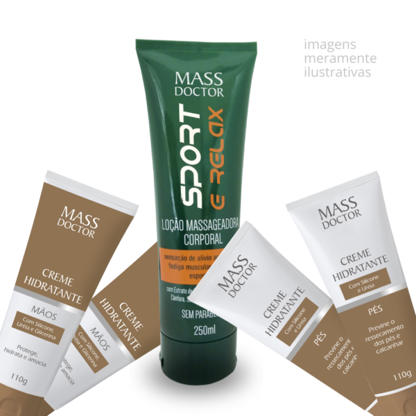 Kit Massageador Corporal Pés, Mãos e Corpo - Mass Doctor