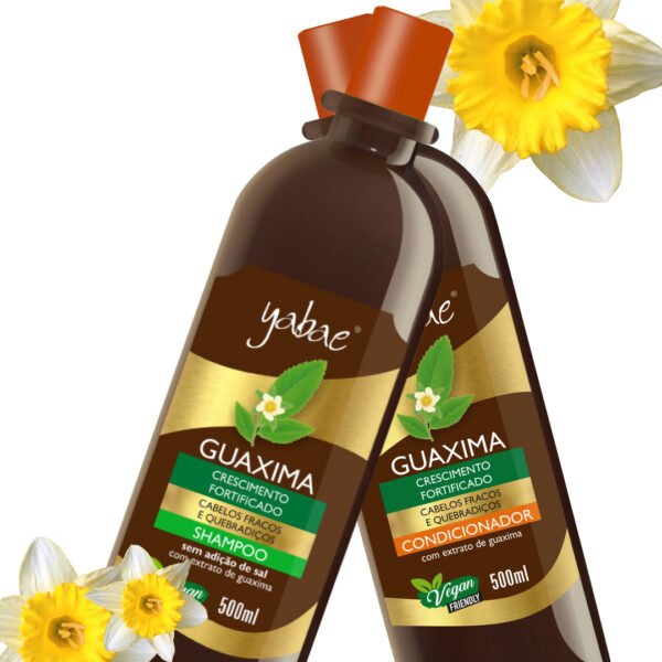 Kit Shampoo + Condicionador Vegano Guaxima 500ml - Yabae