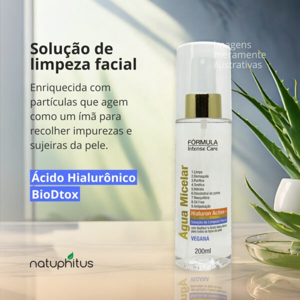 Água Micelar Hialuron Active+ 200ml - Fórmula Intense Care-Imagem 2