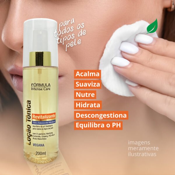 Loção Tônica Revitalizante 200ml - Fórmula Intense Care-Imagem 2