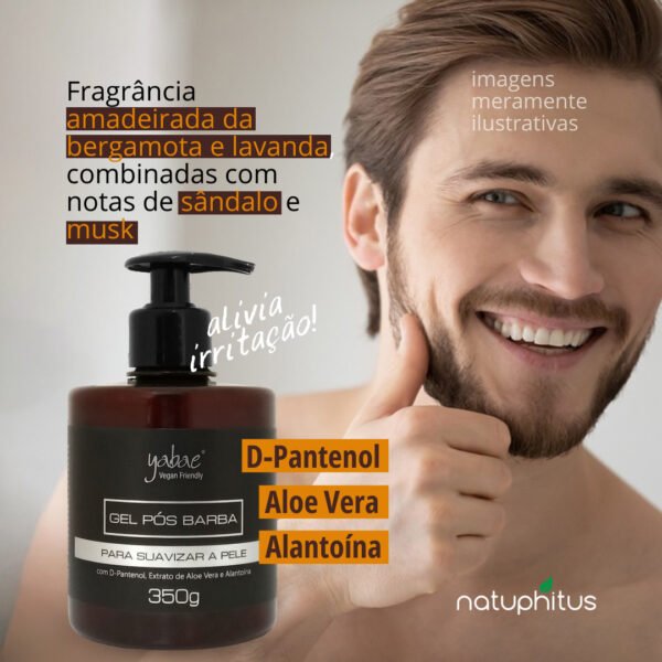 Gel Pós Barba 350g - Yabae-Imagem 3