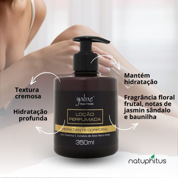 Loção Perfumada Hidratante Corporal 350ml - Yabae-Imagem 3