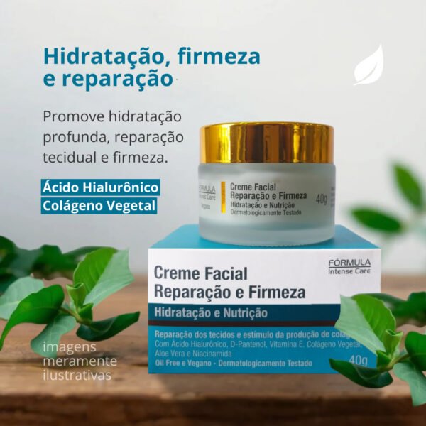 Creme Facial Reparação e Firmeza Fórmula Intense Care 40g-Imagem 3