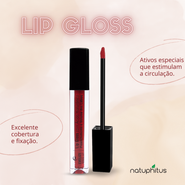 Lip Gloss Evelize Make Up-Imagem 12