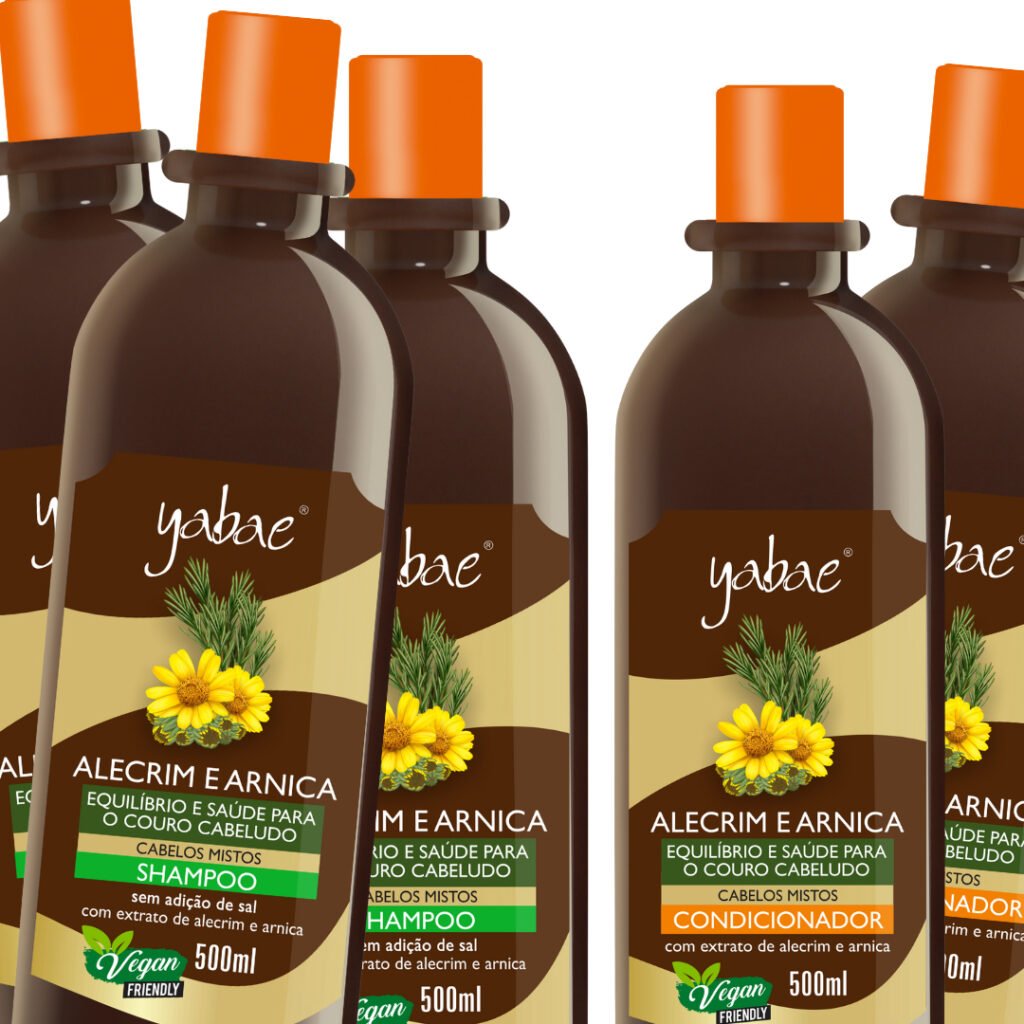 7 alecrim arnica shampoo condicionador yabae natuphitus