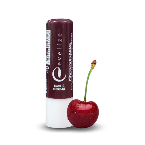 Protetor Labial Sabor Cereja - Evelize 3g