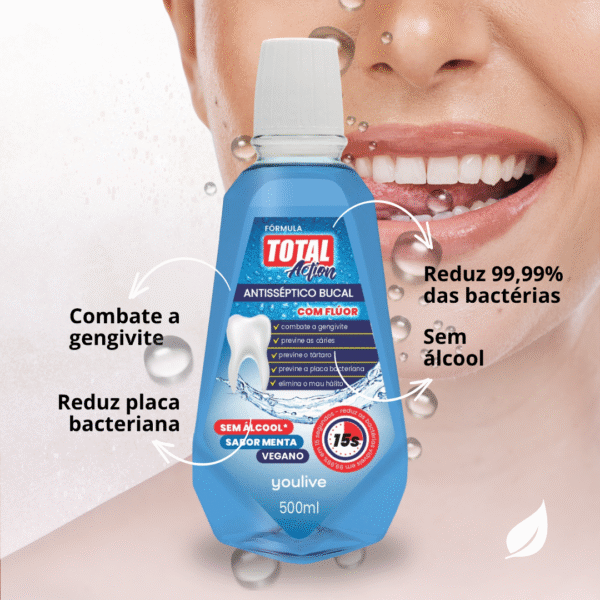 Antisséptico Bucal Fórmula Total Action Menta 500ml-Imagem 3
