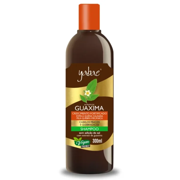 Shampoo com Extrato de Guaxima 300ml - Yabae