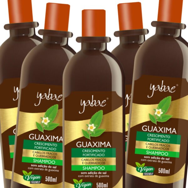 Shampoo Guaxima 500ml - Yabae | 5 Unidades
