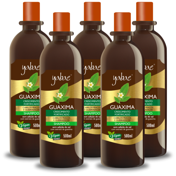 Shampoo Guaxima 500ml - Yabae | 5 Unidades